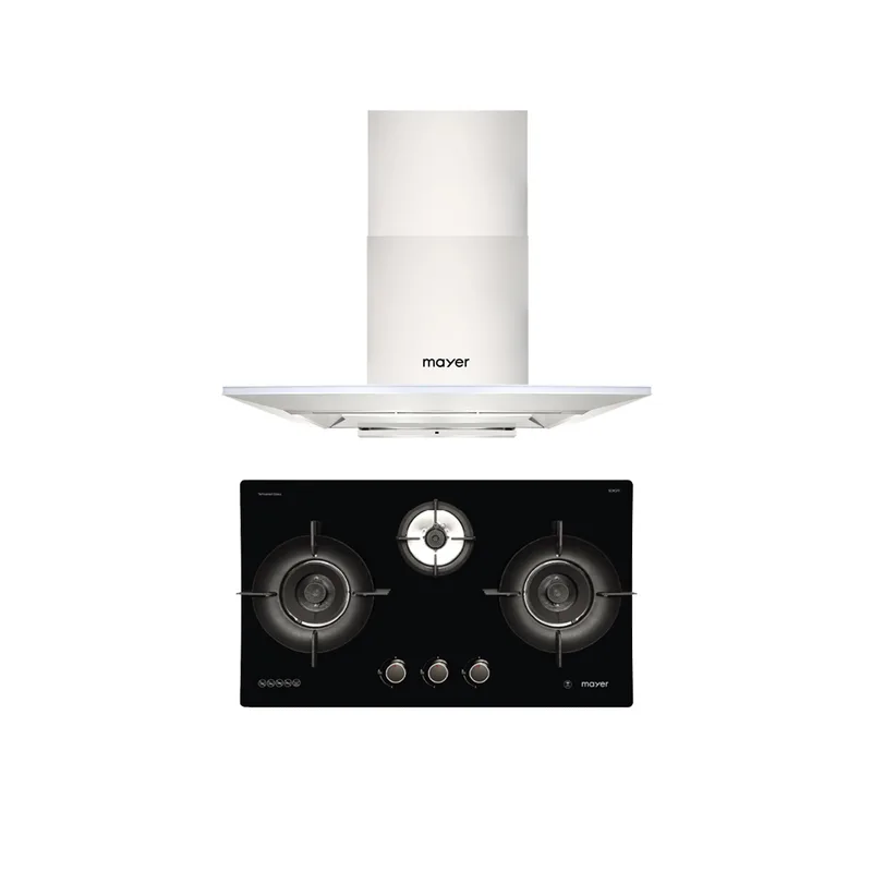 Mayer MMC-H905+ MMGH793HE 90CM Chimney Glass Hood