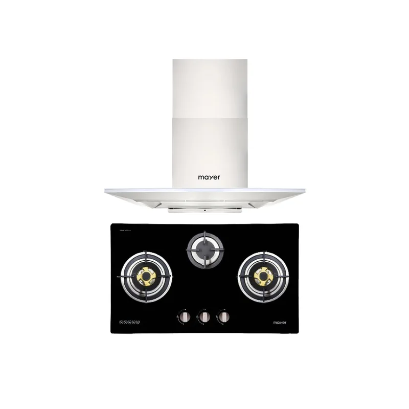 Mayer MMC-H905+ MMGH883HI 90CM Chimney Glass Hood