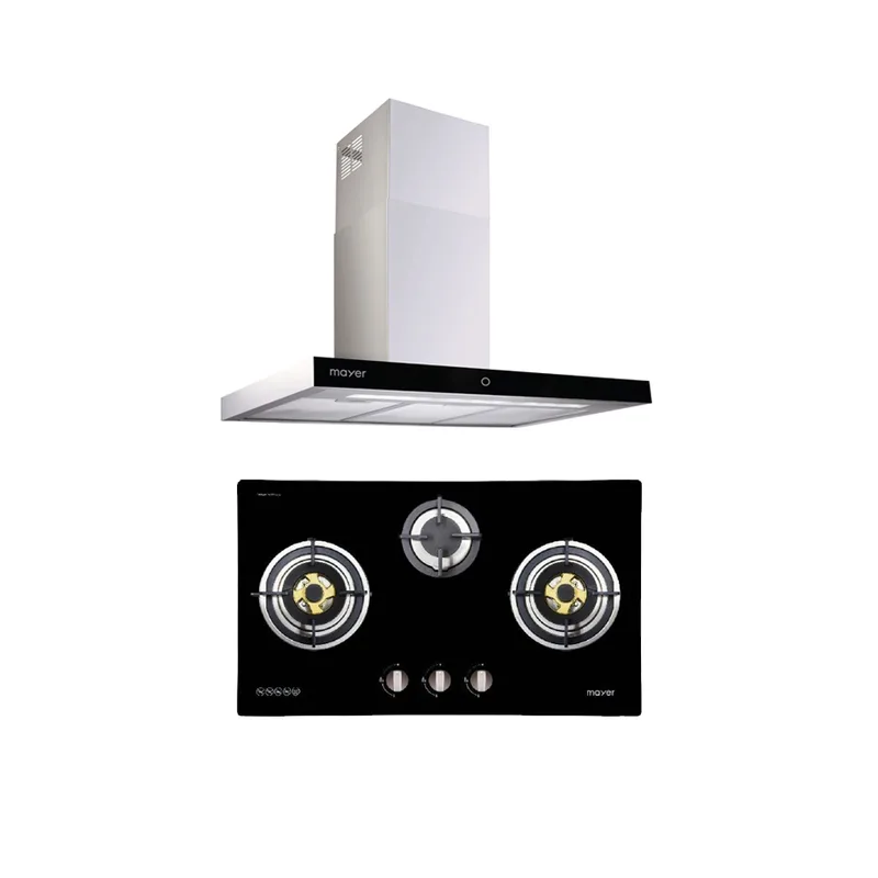 Mayer MMCH407I+ MMGH883HI 90CM Chimney Hood