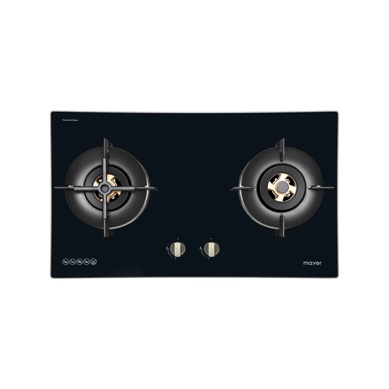Mayer MMGH7721HI 76CM Glass Gas Hob