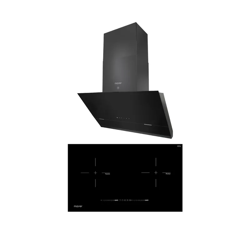 Mayer MMS-H8099-L+ MMIHB752CS 90CM Angled Chimney Hood