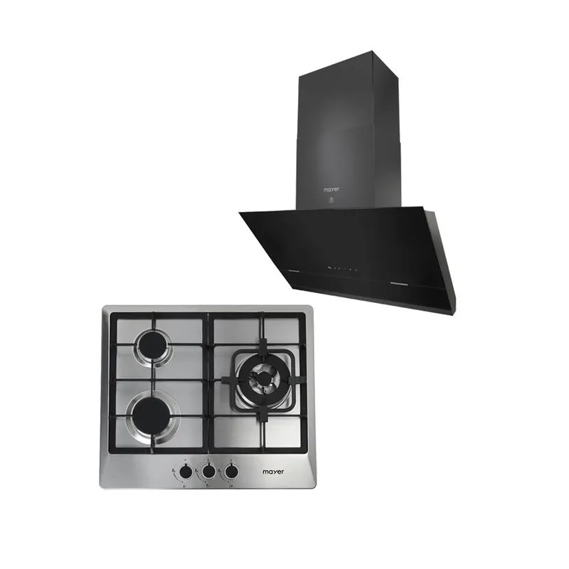 Mayer MMS-H8099-L+ MMSS633 90CM Angled Chimney Hood