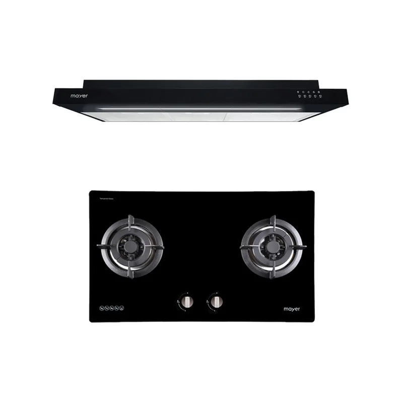 Mayer MMSI900LEDHS-BK+ MMGH772HI 90CM Semi Integrated Hood