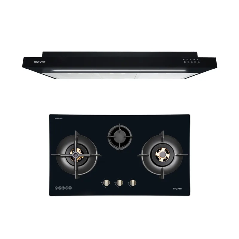 Mayer MMSI900LEDHS-BK+ MMGH7731HI 90CM Semi Integrated Hood