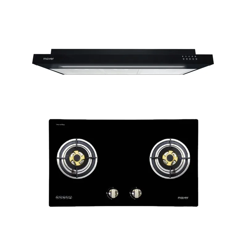 Mayer MMSI900LEDHS-BK+ MMGH882HI 90CM Semi Integrated Hood