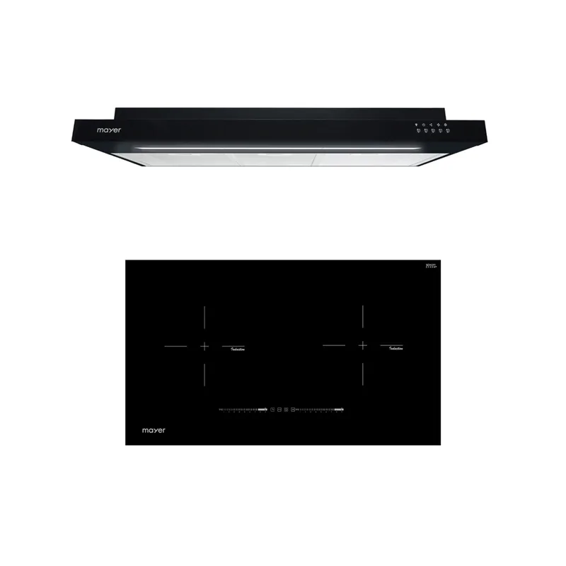 Mayer MMSI900LEDHS-BK+ MMIH752CS 90CM Semi Integrated Hood