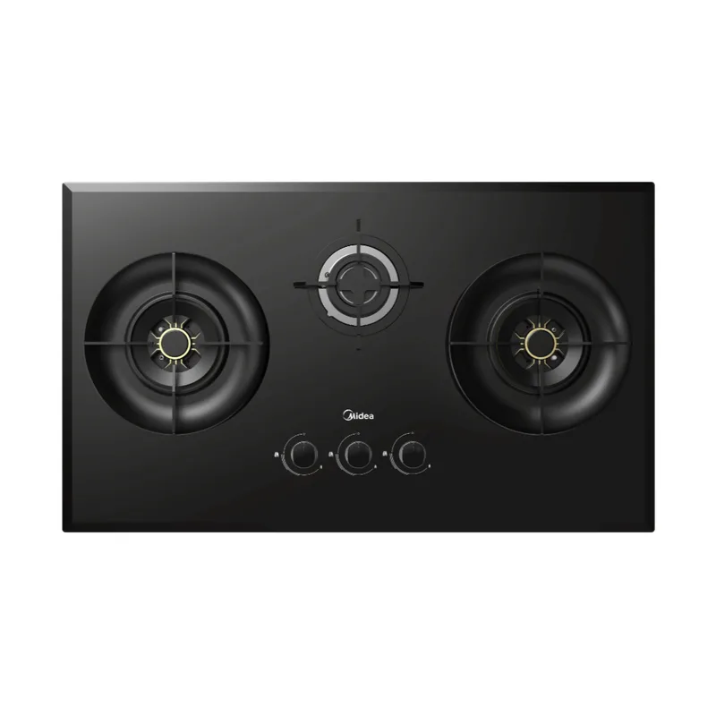 Midea MBI-SN30LPG-SG 3 Burner Tempered Glass Gas Hob
