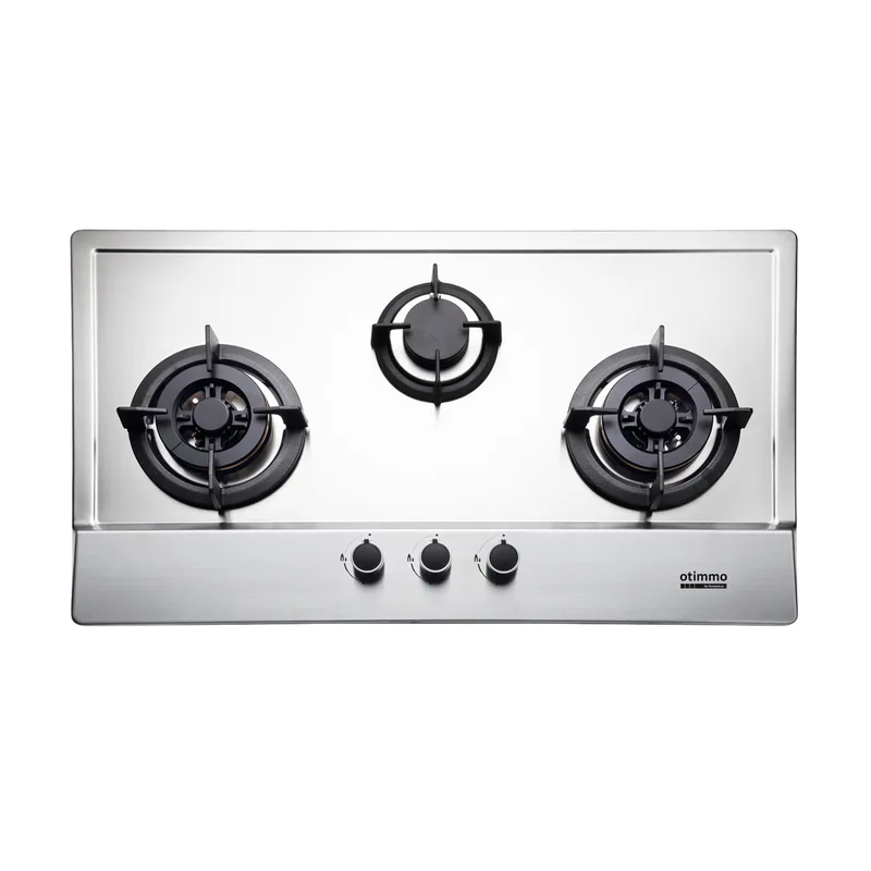 Otimmo EBH-3391U 90CM 3 Burner Stainless Steel Hob