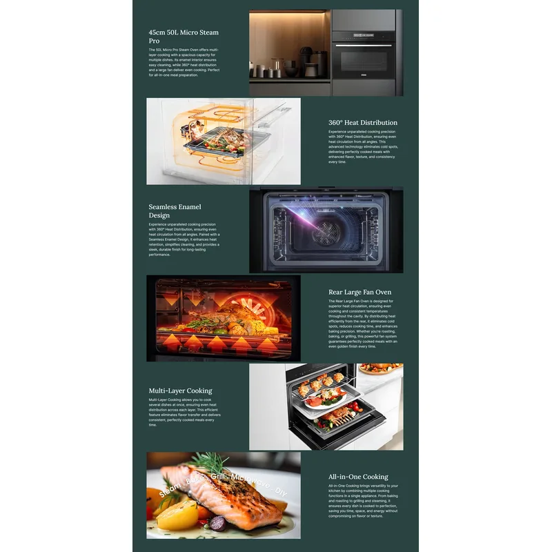 Otimmo EMS8500E 50L Microwave Steam Oven