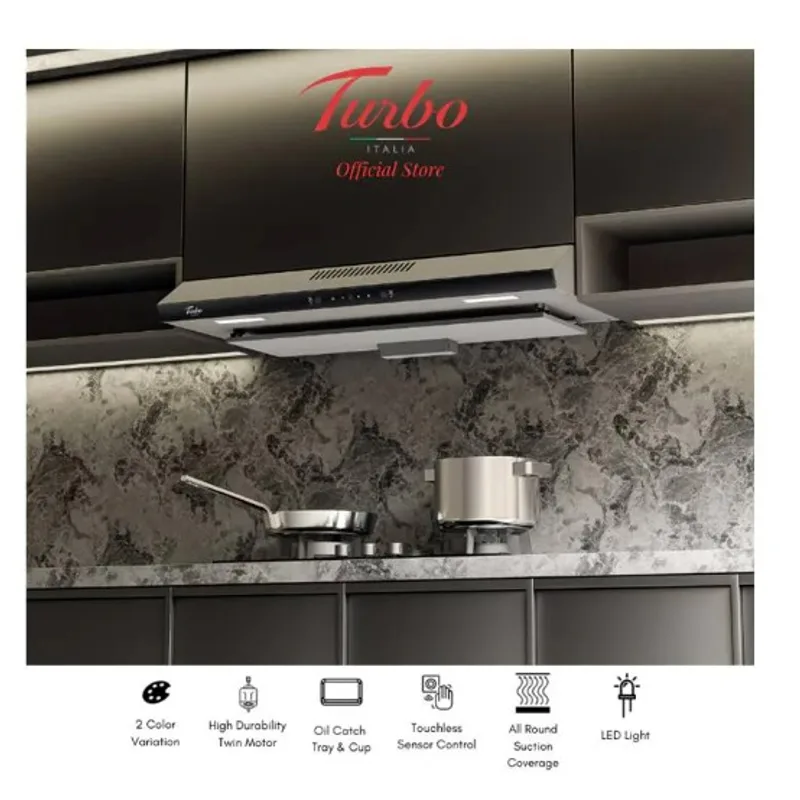 Turbo TA-6002-60SS 60CM Range Hood