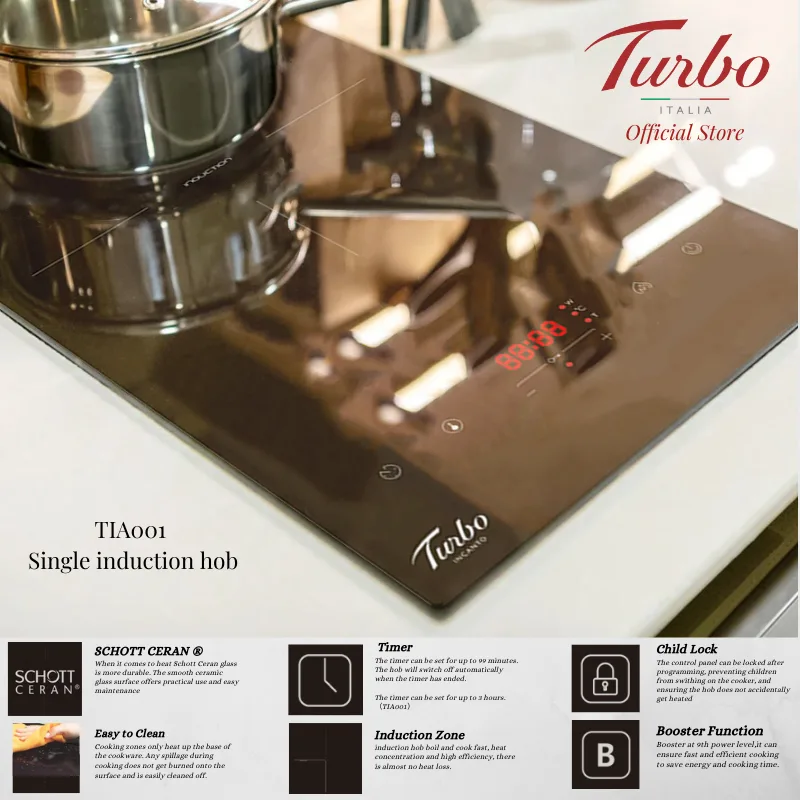 Turbo TIA001 Single Induction Hob