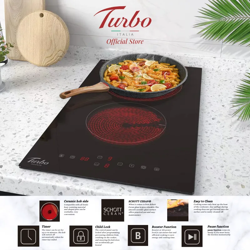 Turbo TIC902 Domino Ceramic Hob