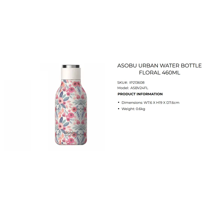 Asobu ASBV24FL 460ML Urban Water Bottle