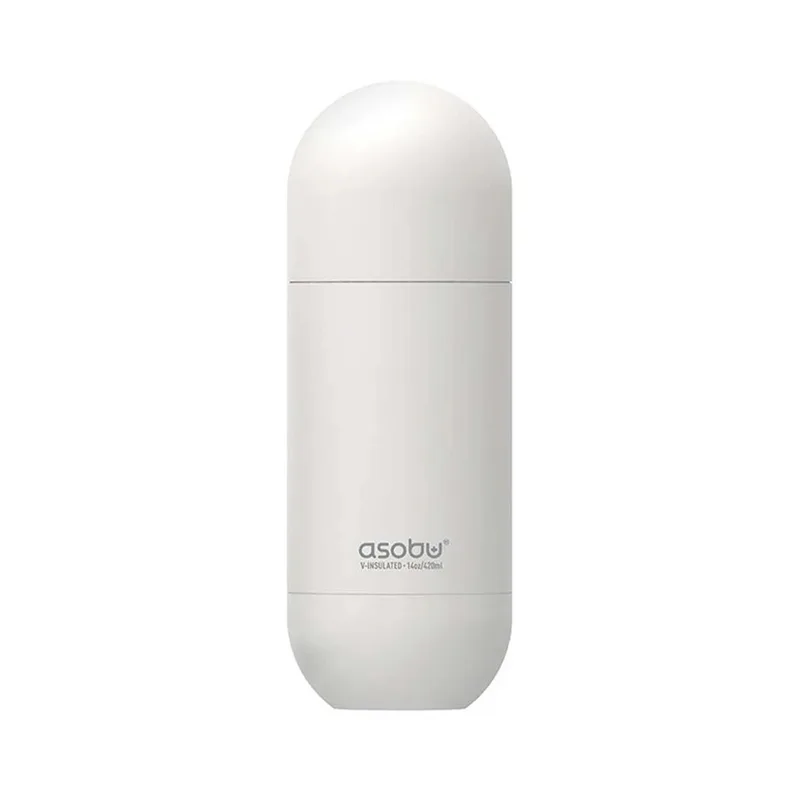 Asobu ASBV30WH 420ML Orb Water Bottle