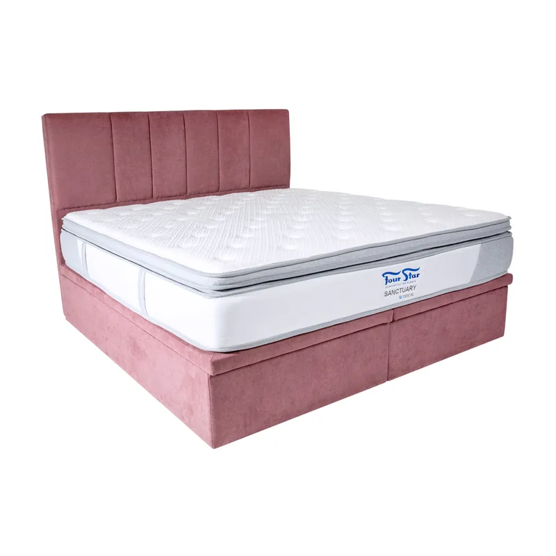 Four Star SANCTUARY - SINGLE Non Flip Plush Pillow Top Design Mattress