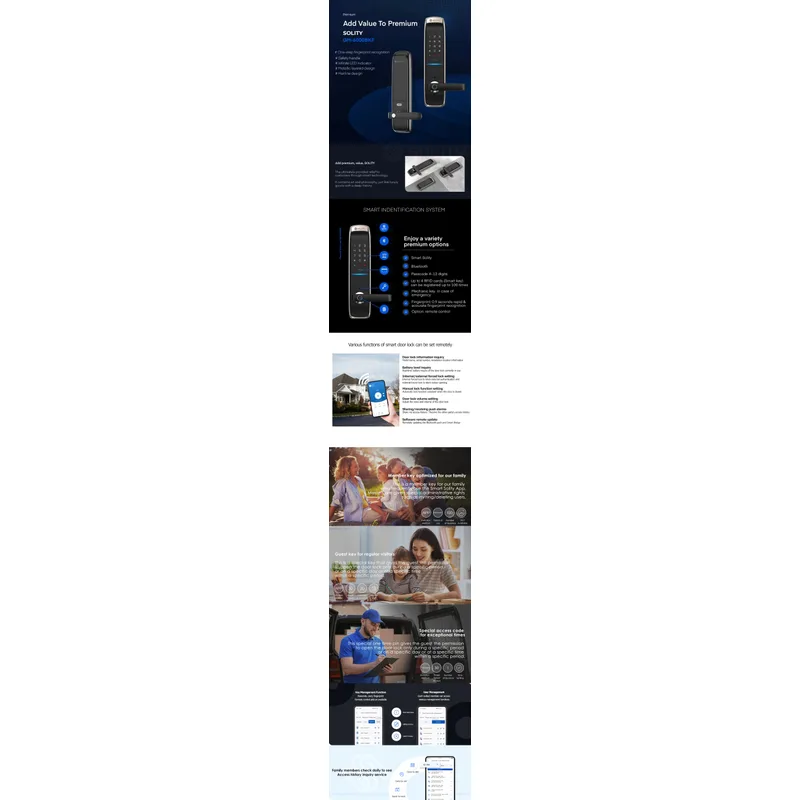 Solity GA-65BK-DOOR Digital Door Lock