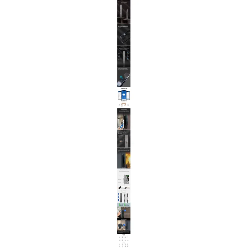 Solity GEA1000 BK Digital Door Lock