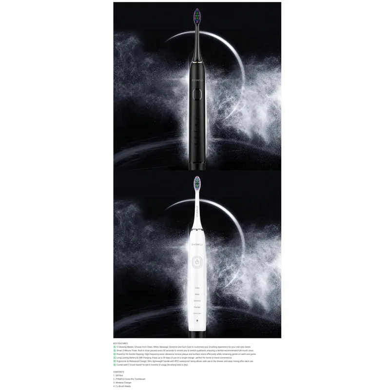 Zynaflo SONIC-PRO ZF-ET-02-BK