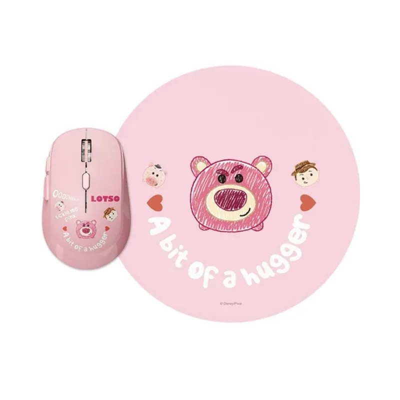 Disney QS-MS01 Wireless Keyboard & Mouse Pad Set — Lotso