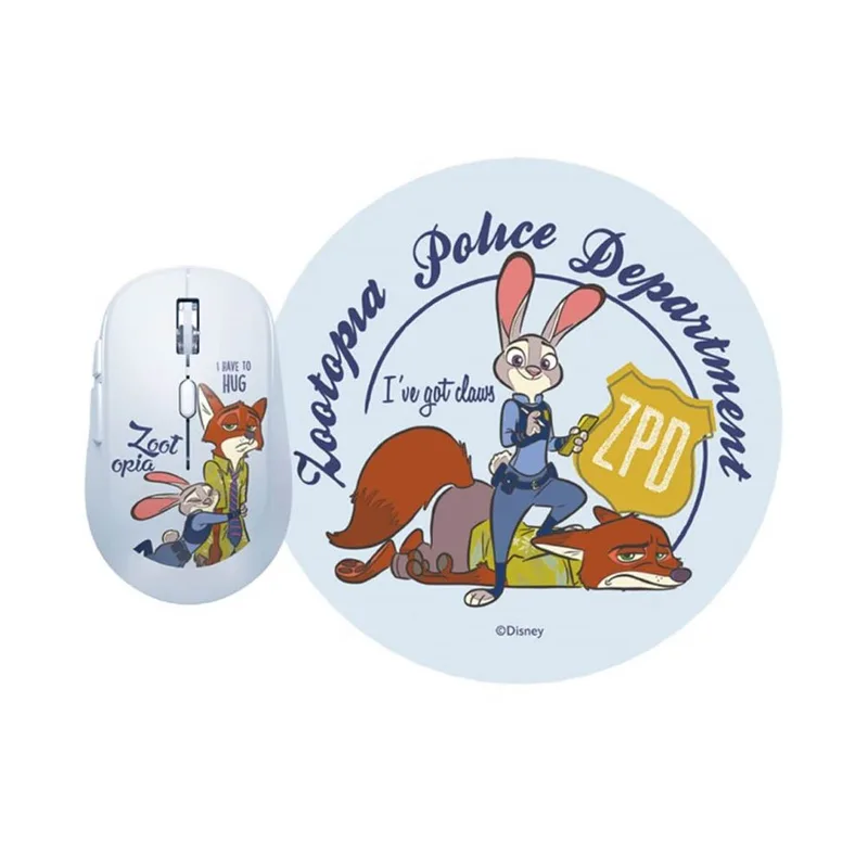 Disney QS-MS01 Wireless Keyboard & Mouse Pad Set — Nick & Judy