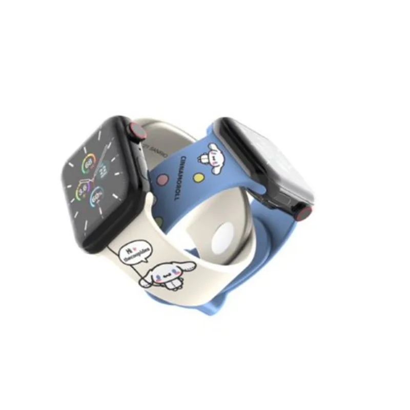 Thecoopidea SANRIO HOOPS Silicon Apple Watch Strap — Cinnamonoroll