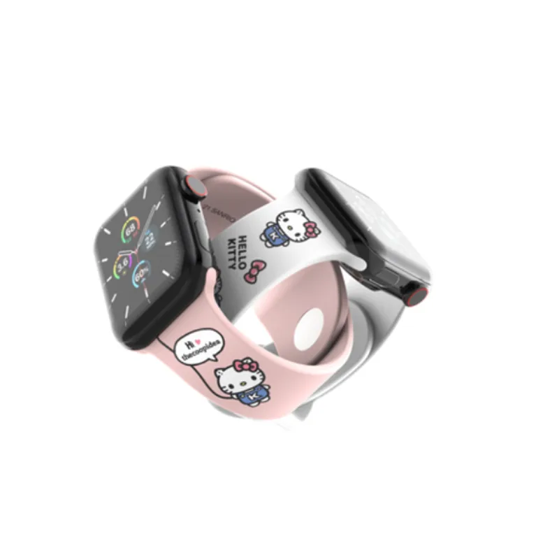 Thecoopidea SANRIO HOOPS Silicon Apple Watch Strap — Hello Kitty