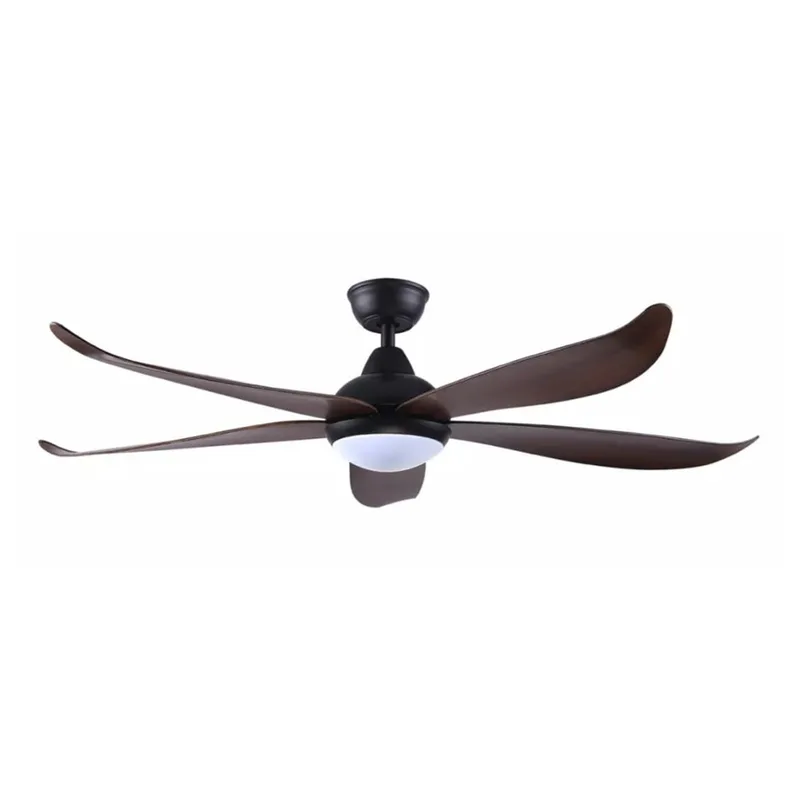 Alpha Vannus LUNA 56" Ceiling Fan — Walnut Black