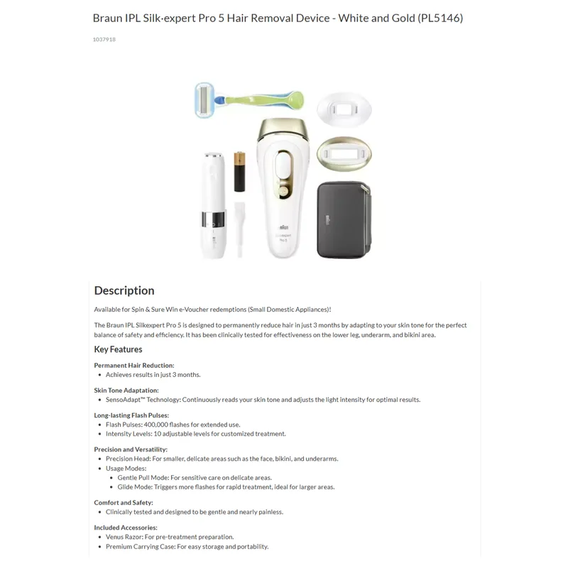 Braun IPL SILK-EXPERT PRO 5