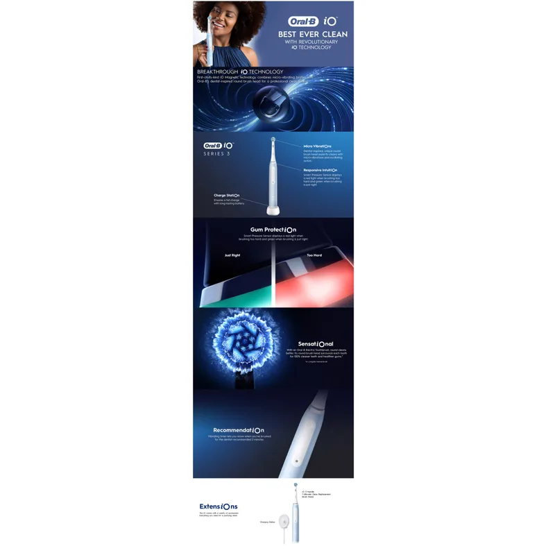 Braun ORAL-B IO SERIES 3 Ultimate Clean — White