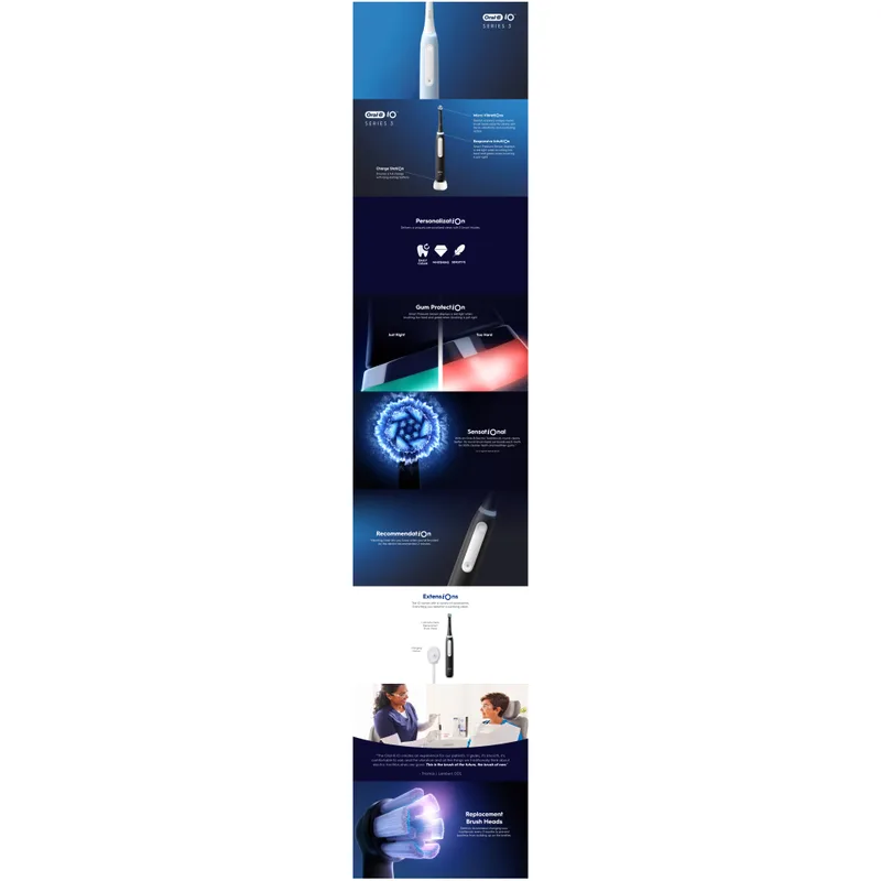 Braun ORAL-B IO SERIES 3 Ultimate Clean — Black