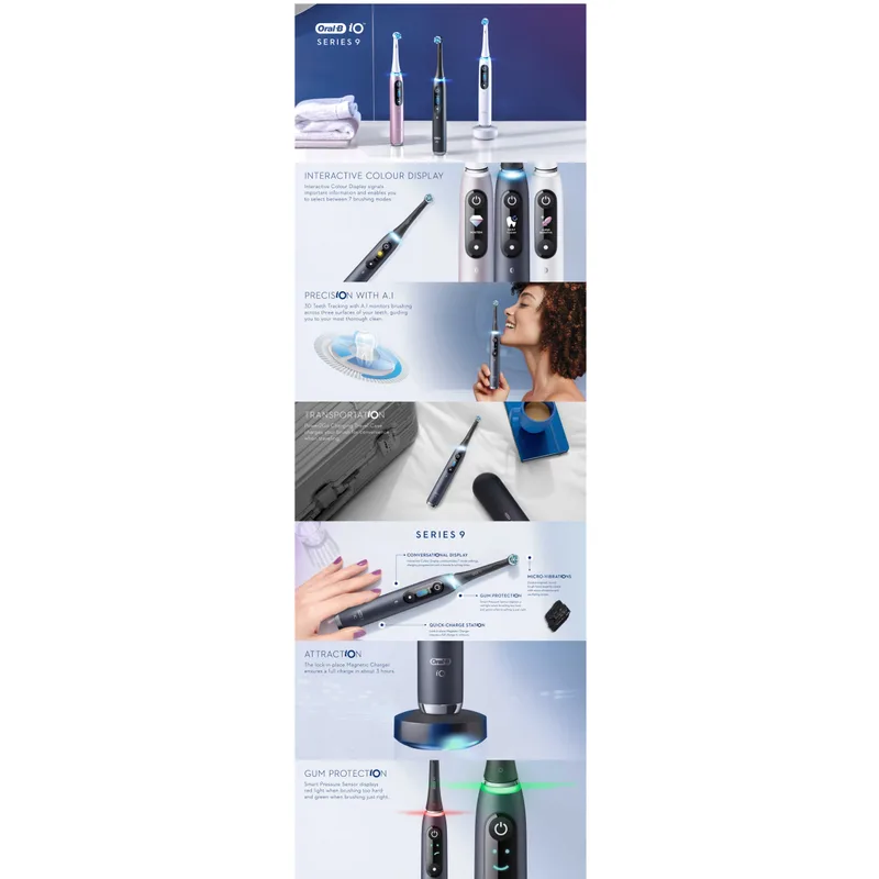 Braun ORAL-B IO SERIES 9 Ultimate Clean Black