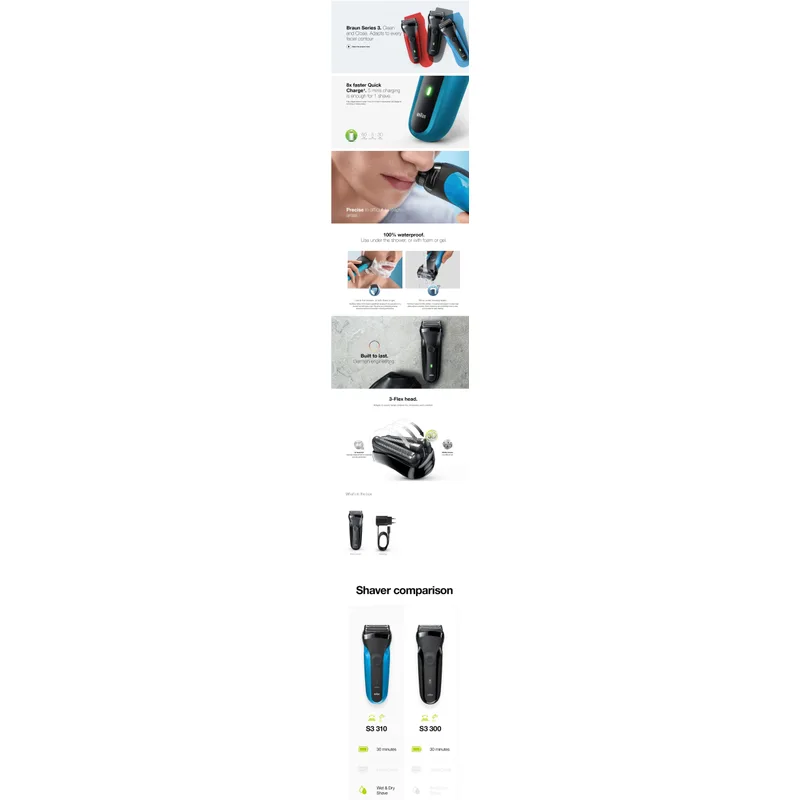 Braun SERIES 3 310S
