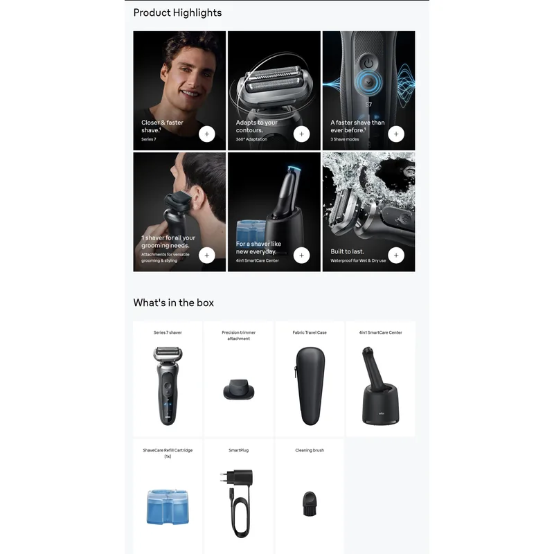 Braun SERIES 7 72-G7200CC