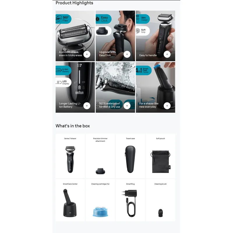 Braun SERIES 7 72-N4200CS
