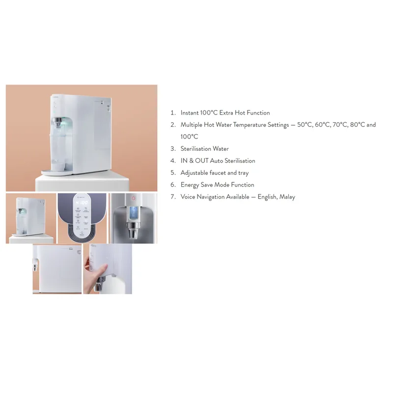 Cuckoo CP-TN100S Titan Tankless Mild Alkaline Water Purifier