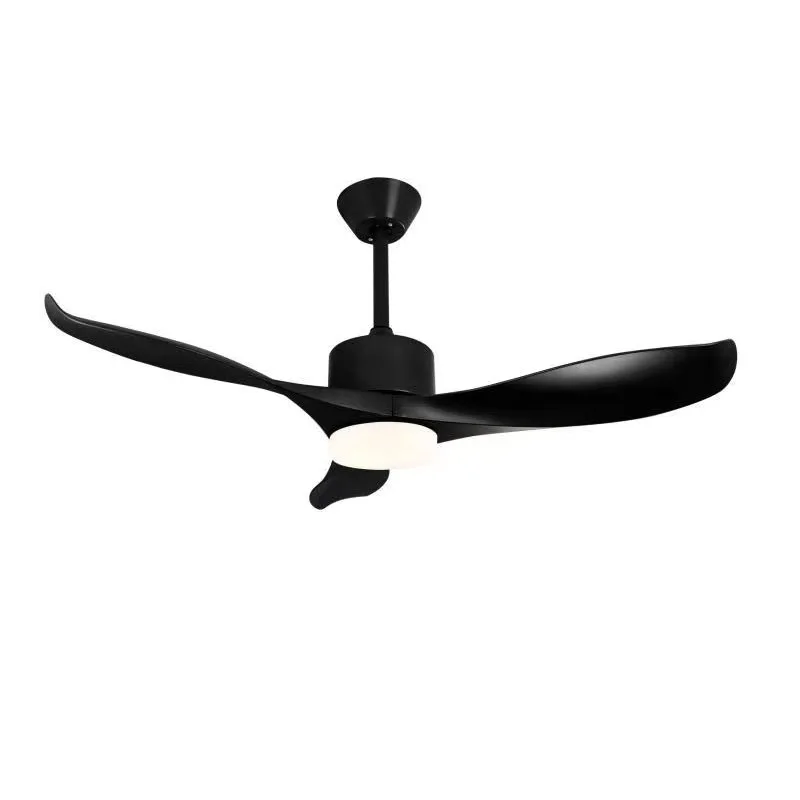 Decco ADELAIDE 42 42" DC Motor 24W LED Light Ceiling Fan — Matt Black