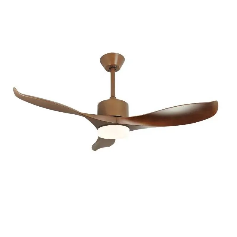 Decco ADELAIDE 52 52" DC Motor 24W LED Light Ceiling Fan — Oak