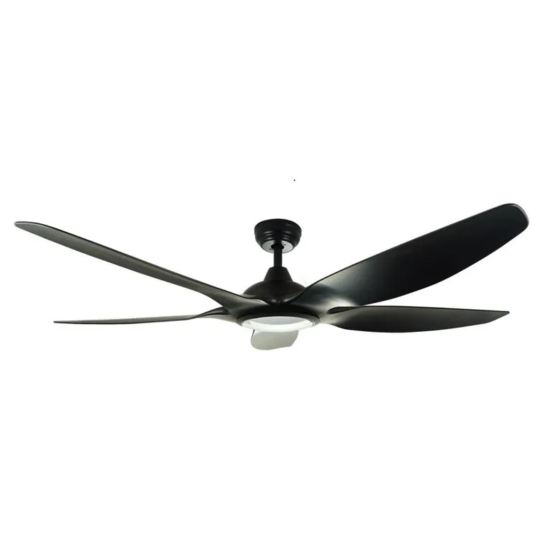 Decco MELBOURNE 62 62" DC Motor 24W LED Light Ceiling Fan — Matt Black