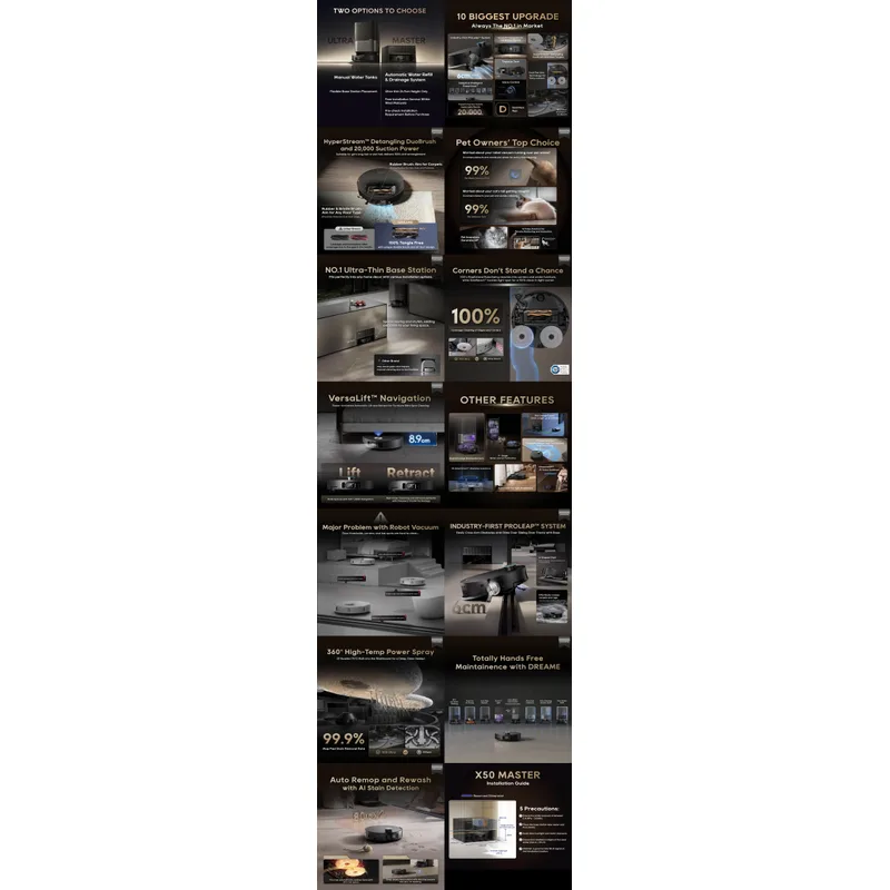 Dreame X50 MASTER Robot Vacuum