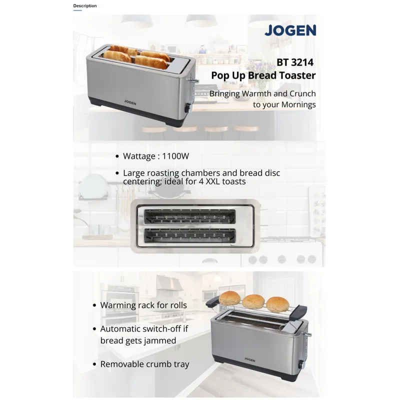Jogen BT3214 Double Long Slot Automatic