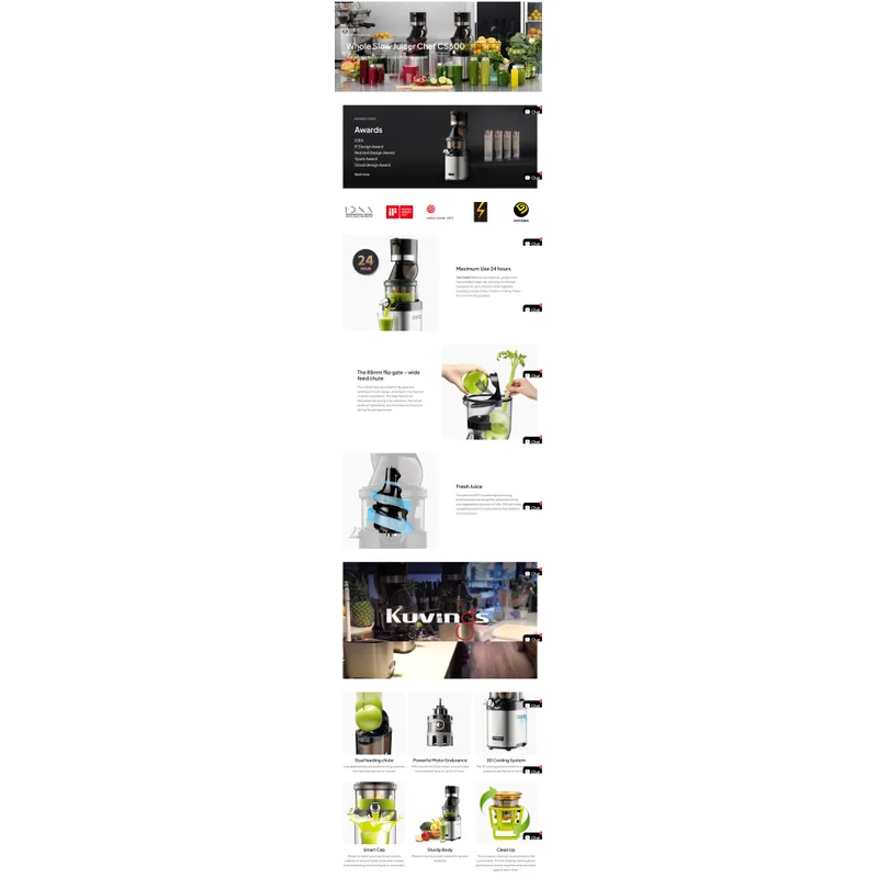 Kuving S CS600 Whole Slow Juicer