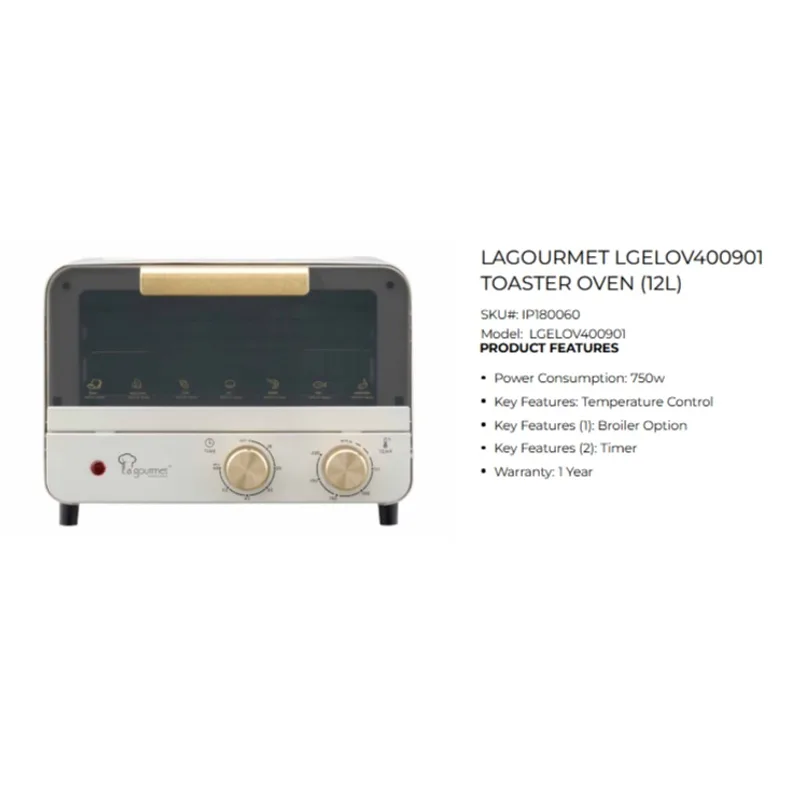 La Gourmet LGELOV400901 12L Oven