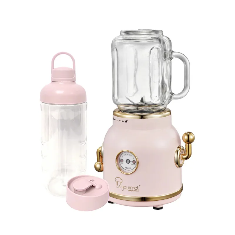 La Gourmet LGELRB393593 300W Retro Blender Set