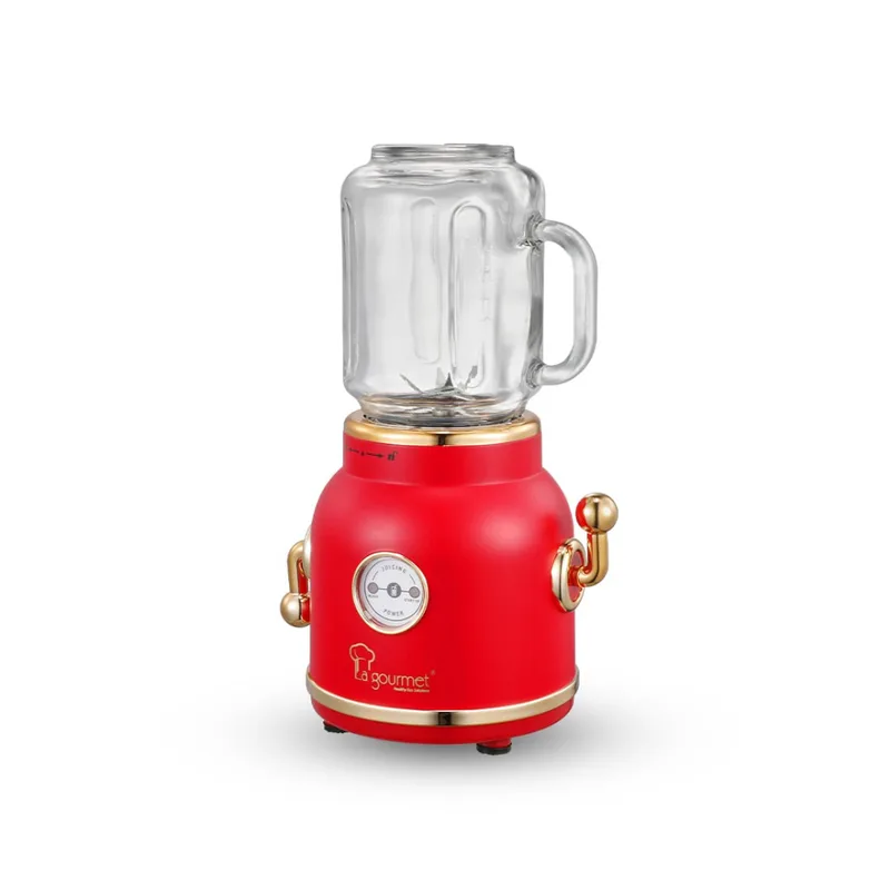 La Gourmet LGELRB400925 300W Retro Blender Set