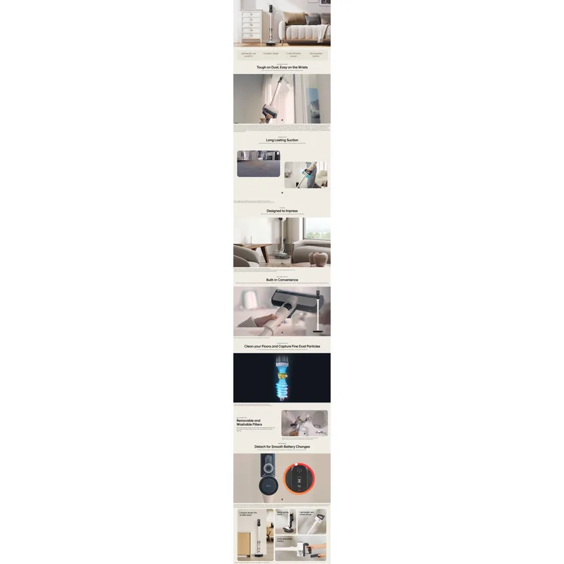 LG A9-ACE 0.25L Cordzero Handstick Vacuum