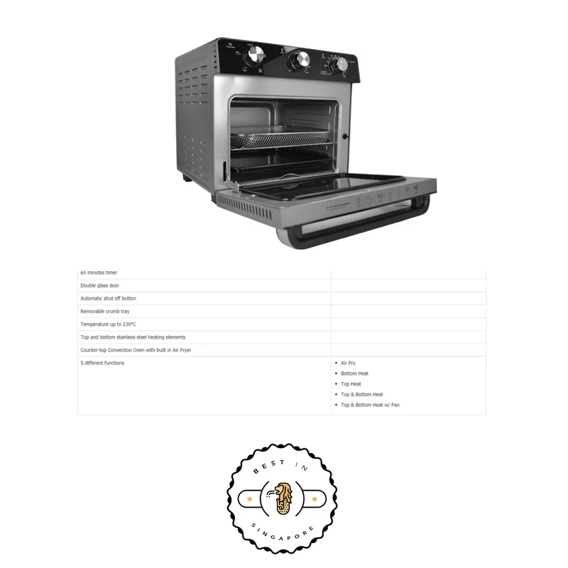 Mayer MMAO24 24L Air Oven