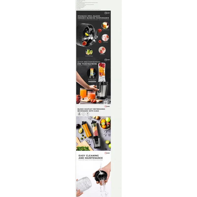 Mayer MMPB-601 600ML Personal Blender