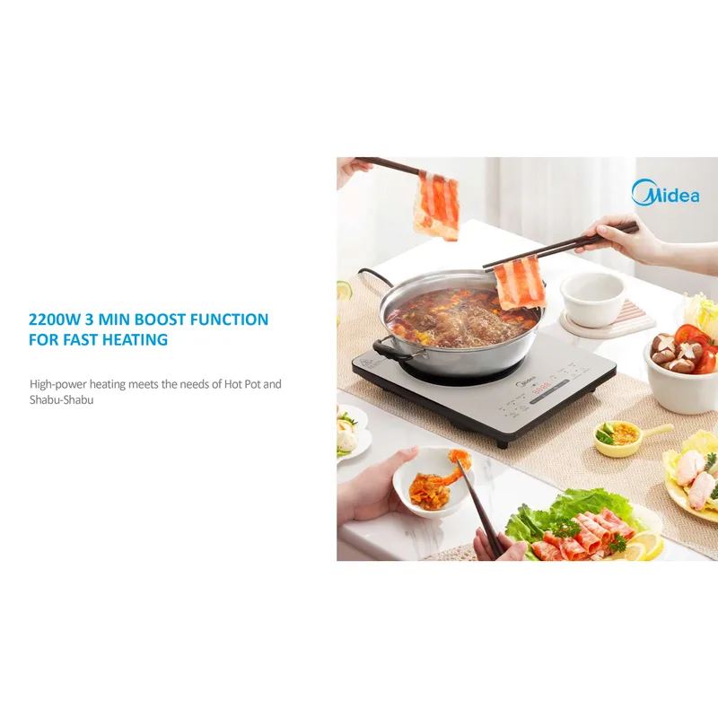 Midea MIC220TPAGBH 2200W Induction Cooker