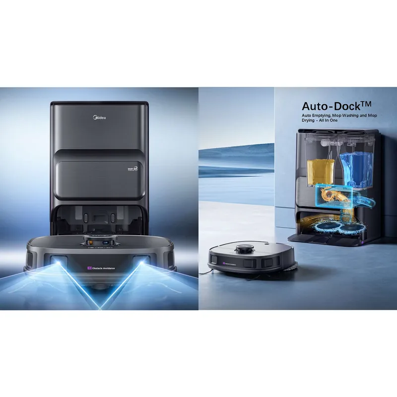 Midea MV12ULTRASGBK 14.4V 65W Robot Auto Mopping & Vacumm Cleaner