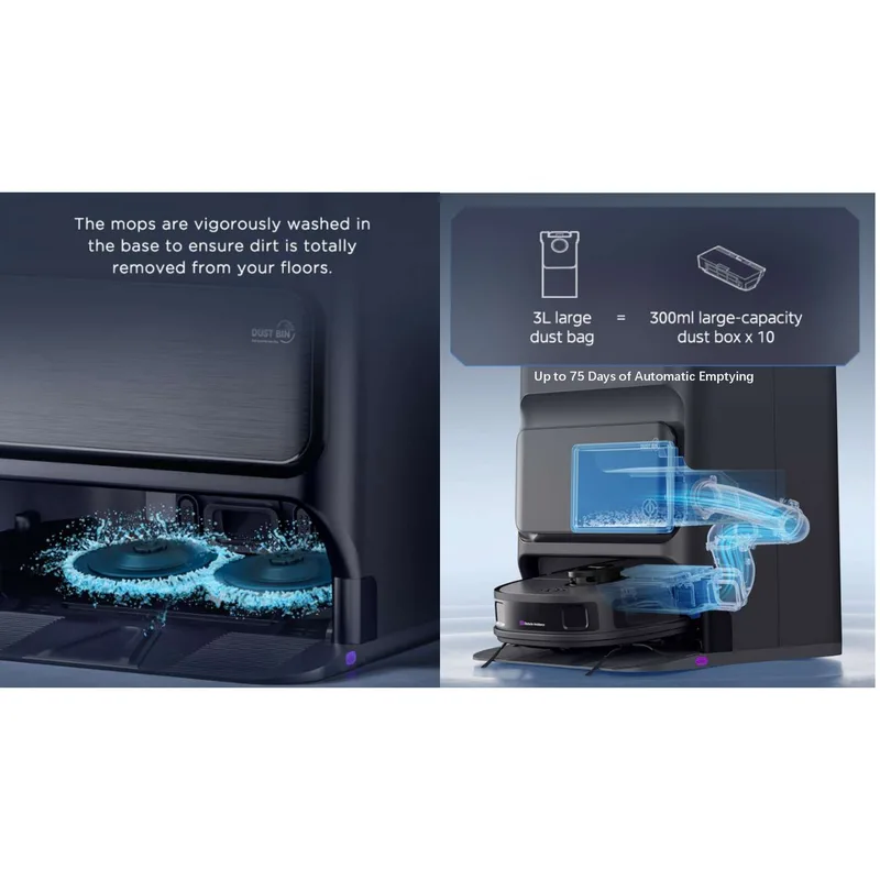 Midea MV12ULTRASGBK 14.4V 65W Robot Auto Mopping & Vacumm Cleaner
